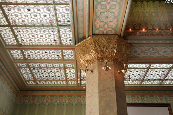 Ceiling details in trading room (1893-4) from demolished Chicago Stock Exchange by Louis H. Sullivan & Dankmar Adler at Art Institute of Chicago. Chicago, IL.