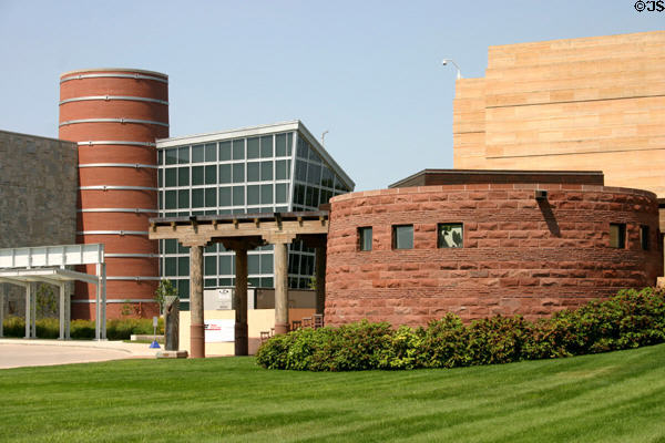 Eiteljorg Museum of American Indians & Western Art building. Indianapolis, IN. Architect: Jonathon R. Hess.