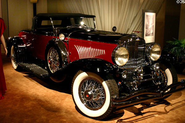 Duesenberg Model J Murphy Convertible Sedan (1932) in Indiana State Museum. Indianapolis, IN.