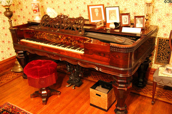 Haines Bros. of New York Piano at Benjamin Harrison Presidential Site. Indianapolis, IN.