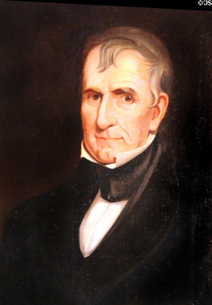 President William Henry Harrison portrait (c1840) by James Henry Beard at Benjamin Harrison Presidential Site. Indianapolis, IN.