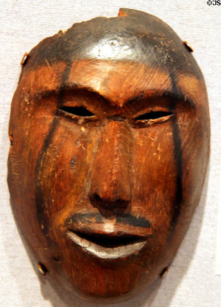 Inupiat (Point Hope or Barrow) mask (c18thC) at Eiteljorg Museum. Indianapolis, IN.
