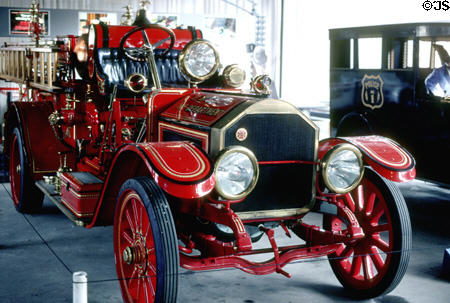 1918 American La France Fire Engine at National Automotive & Truck Museum. Auburn, IN.