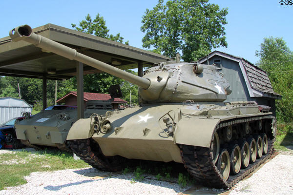 M47 Patton Tank (1952-60s) at Indiana Military Museum. Vincennes, IN.