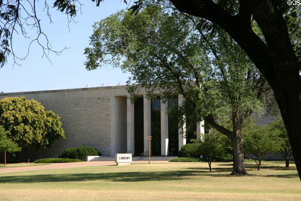 Dwight D. Eisenhower Presidential Library (1962) building. Abilene, KS.
