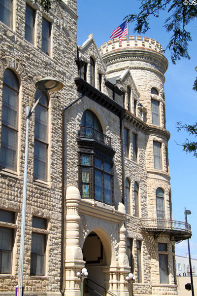 Wichita Scottish Rite Masonic Center (1908) (332 East 1st St. North). Wichita, KS. On National Register.