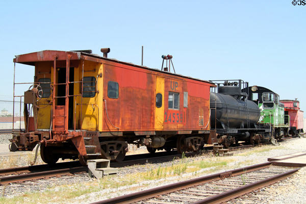 Rolling stock collection at Great Plains Transportation Museum. Wichita, KS.