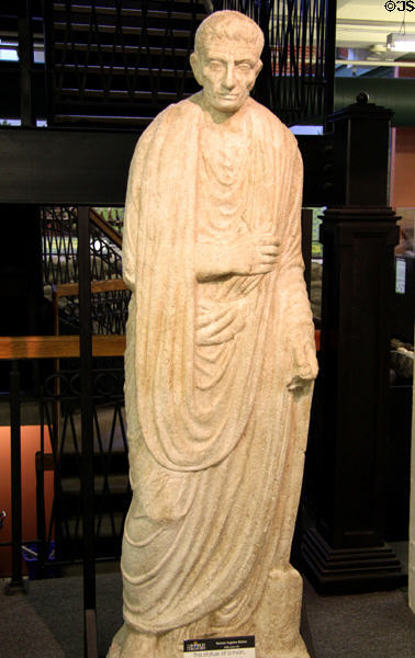 Roman statue (c0) at Museum of World Treasures. Wichita, KS.