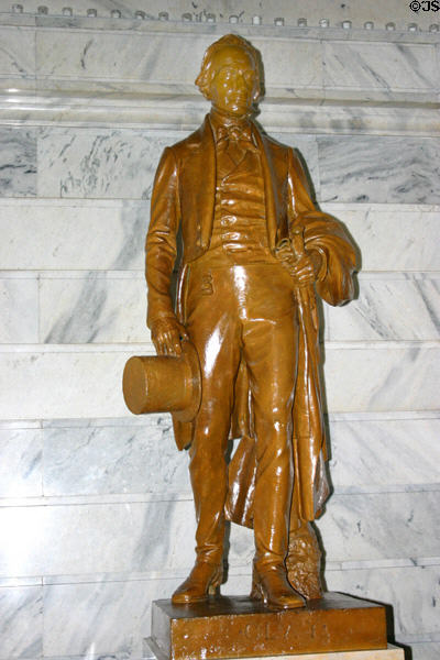 Statue of orator Henry Clay (1777-1852) in Kentucky State Capitol rotunda. Frankfort, KY.