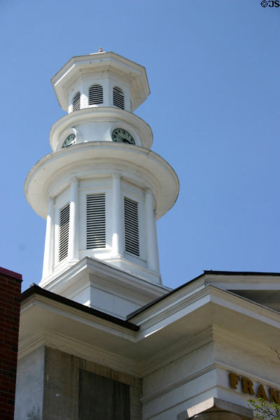 Franklin County Courthouse octagonal & round tower. Frankfort, KY.