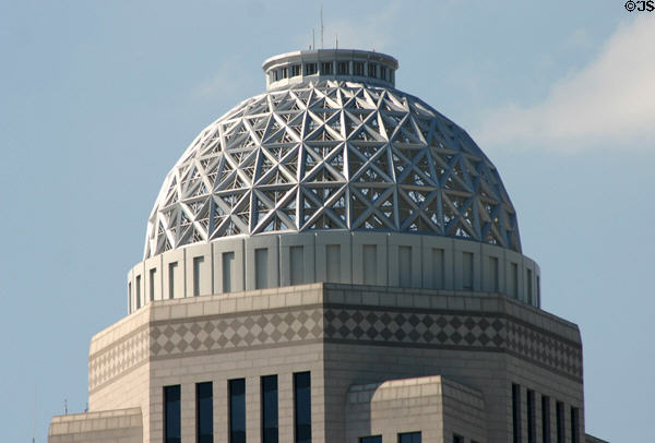 Aegon Center lattice-work dome. Louisville, KY.