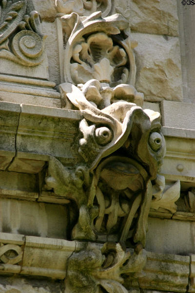 Fanciful carving Conrad-Caldwell House. Louisville, KY.