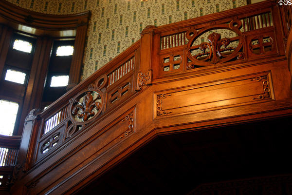 Banister of Conrad-Caldwell House. Louisville, KY.
