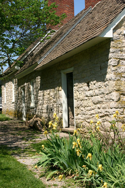 Stone outbuildings at Locust Grove. Louisville, KY.