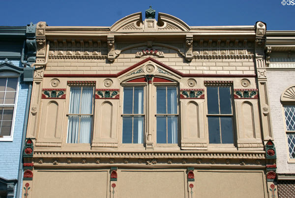 Victorian painted building (1888) (35 Public Square). Elizabethtown, KY. On National Register.