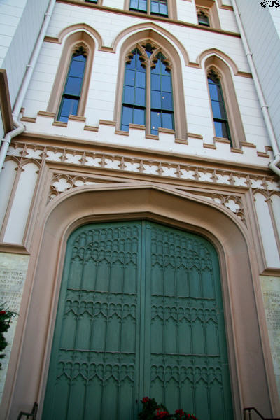Main doors of Old State Capitol. Baton Rouge, LA.
