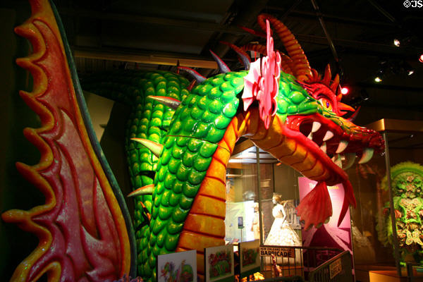 Mardi Gras dragon at Louisiana State Museum. Baton Rouge, LA.