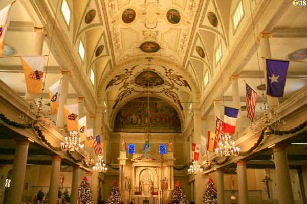 Sanctuary of St. Louis Cathedral. New Orleans, LA.