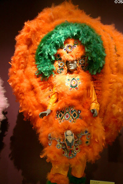 Mardi Gras Little Spy Boy costume (1993) at Presbytère Museum. New Orleans, LA.