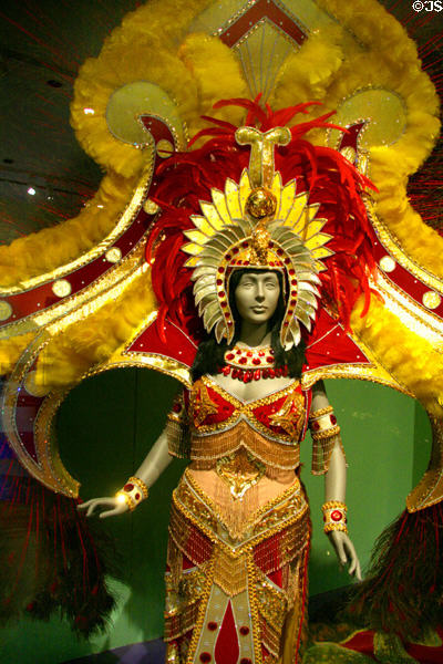 Mardi Gras Queen's costume (1993) at Presbytère Museum. New Orleans, LA.