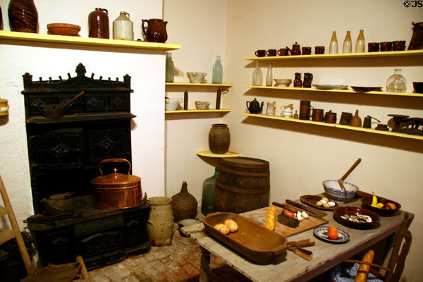 Kitchen in 1850 House Museum. New Orleans, LA.