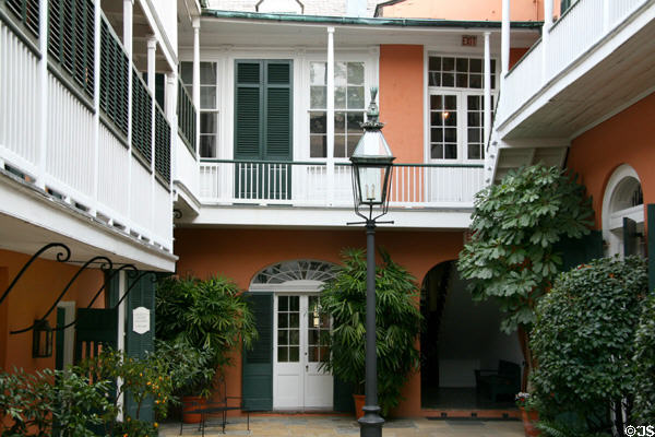 Heritage courtyard of Historic New Orleans Collection complex. New Orleans, LA.