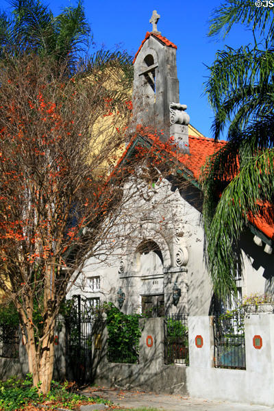 Former Chiesa del Redemptore church (1914), now a house, at 601 Esplanade Ave. New Orleans, LA.