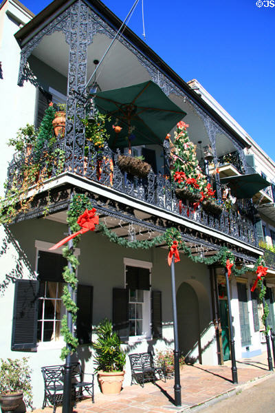 Double gallery house (1225 Chartres St.). New Orleans, LA.