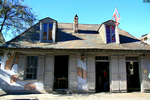 Lafitte's Blacksmith Shop (before 1772) (941 Bourbon St.). New Orleans, LA. On National Register.
