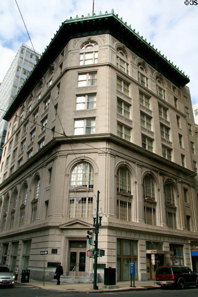 New Orleans Cotton Exchange Building (1921) (231 Carondelet St.). New Orleans, LA. On National Register.