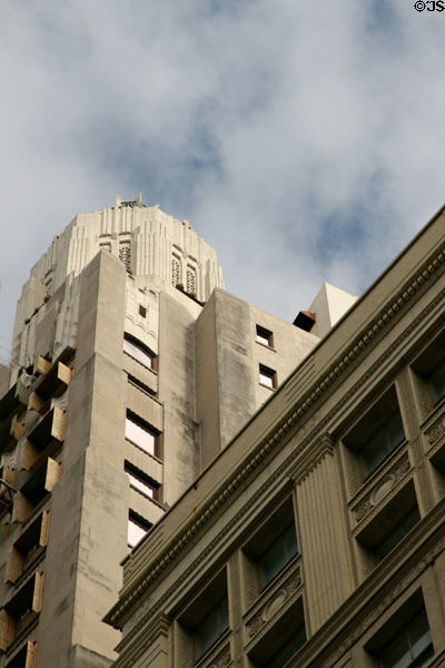 National American Bank Building (1929) (23 floors) (200 Carondelet St.). New Orleans, LA. Architect: Moise Goldstein.