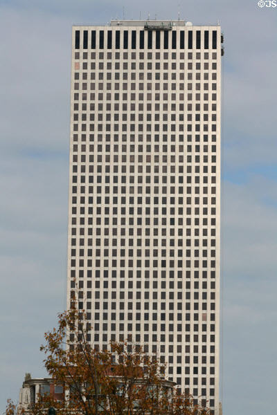 One Shell Square (1972) (51 floors) (701 Poydras St.). New Orleans, LA. Architect: Skidmore, Owings & Merrill LLP.