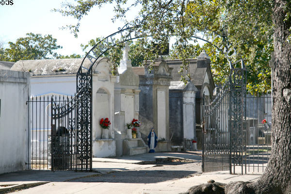 Lafayette Cemetery No. 1 in Garden District. New Orleans, LA.