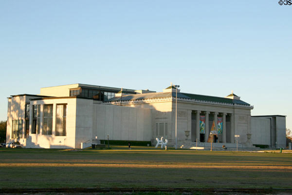 New Orleans Museum of Art with modern additions in City Park. New Orleans, LA.
