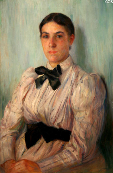 Painting of Mrs. William Harrison (c1890) by Mary Cassatt at New Orleans Museum of Art. New Orleans, LA.