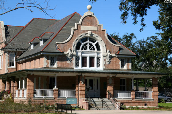 Robert C. Cudd Hall (1902) at Tulane University. New Orleans, LA. Style: Dutch Renaissance Revival. Architect: Andry & Bendernagel.