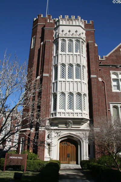 Thomas Hall (1912) at Loyola University. New Orleans, LA. Style: Gothic Revival.