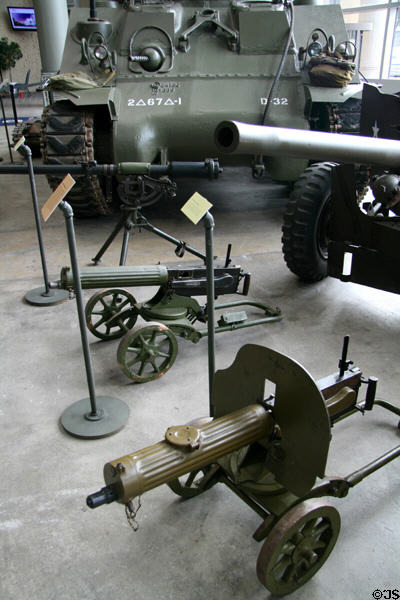 Various guns at National World War II Museum. New Orleans, LA.