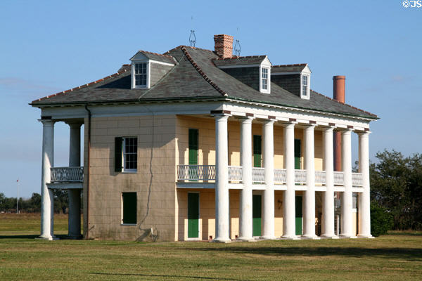 Malus-Beauregard House (1832) on grounds of Chalmette Battlefield of Jean Lafitte National Historic Park. New Orleans, LA.
