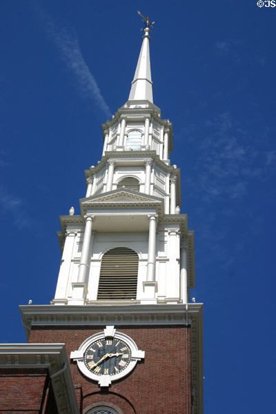 Park Street Church (1809). Boston, MA. Architect: Peter Banner.