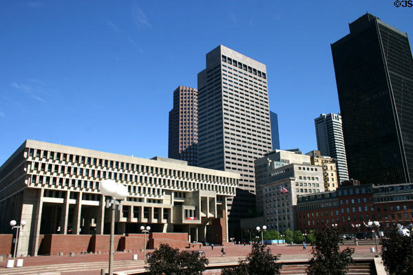 Boston City Hall, 28 State Street, One Boston Place. Boston, MA.