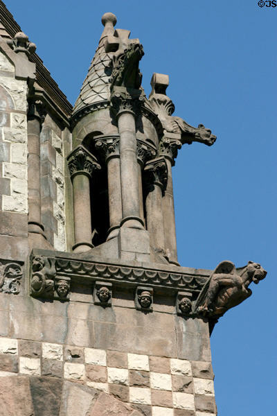 Gargoyles on Trinity Church. Boston, MA.