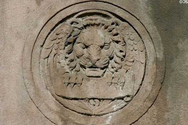 Lion of St Mark on Trinity Church. Boston, MA.