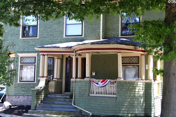 Gardner House (1904) (79 Highland Ave.). Fall River, MA. Style: Shingle Style.