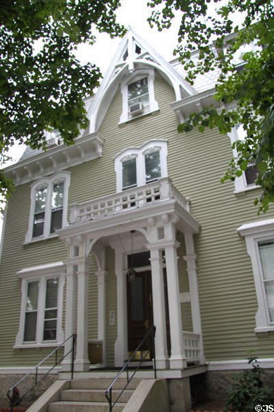 George Washington Dean - Chase House (c1870-5) (362 Rock St.). Fall River, MA. Style: Second Empire.