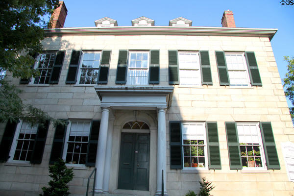 Benjamin Rodman house (1821) (50 N. 2nd St.). New Bedford, MA. Style: Federal.