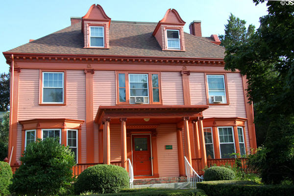 Edward Tabor Pierce house (1893) (74 Hawthorn St.). New Bedford, MA. Style: Colonial Revival.