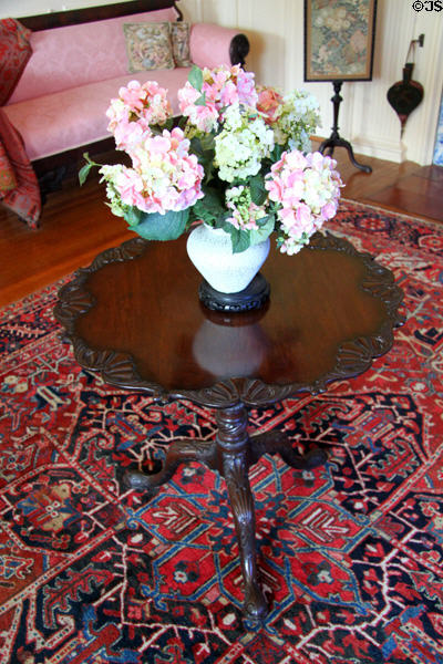 Tripod table at Mayflower Society House. Plymouth, MA.