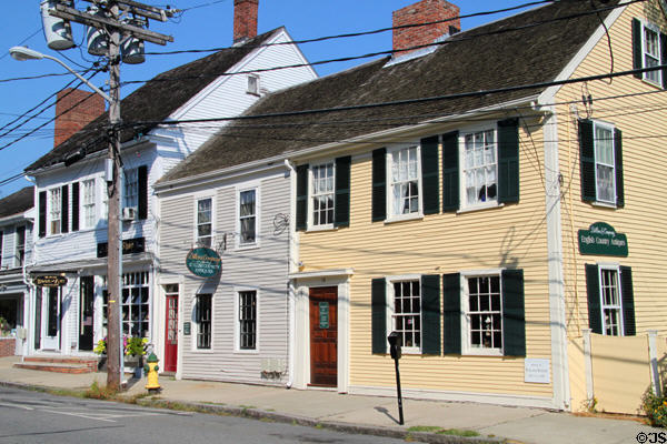 Heritage houses (1755-1850) (10-14 North St.). Plymouth, MA.