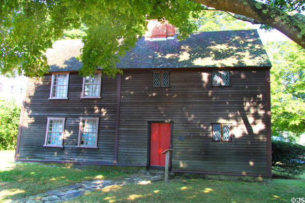 Jabez Howland House (1667) (33 Sandwich St.). Plymouth, MA. On National Register.